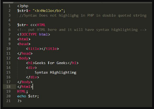 استفاده از PHP و HTML در طراحی سایت