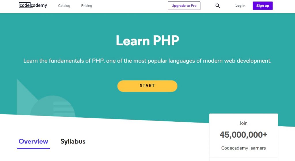 آموزش PHP با Codeacademy