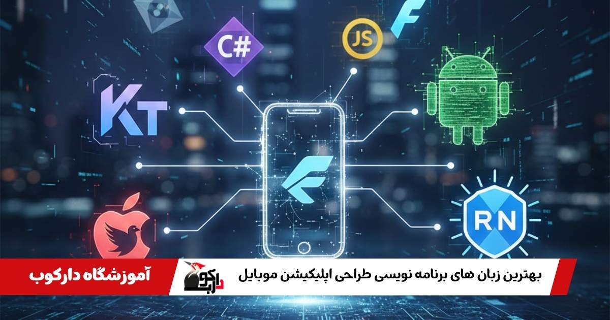 بهترین زبان های برنامه نویسی طراحی اپلیکیشن موبایل