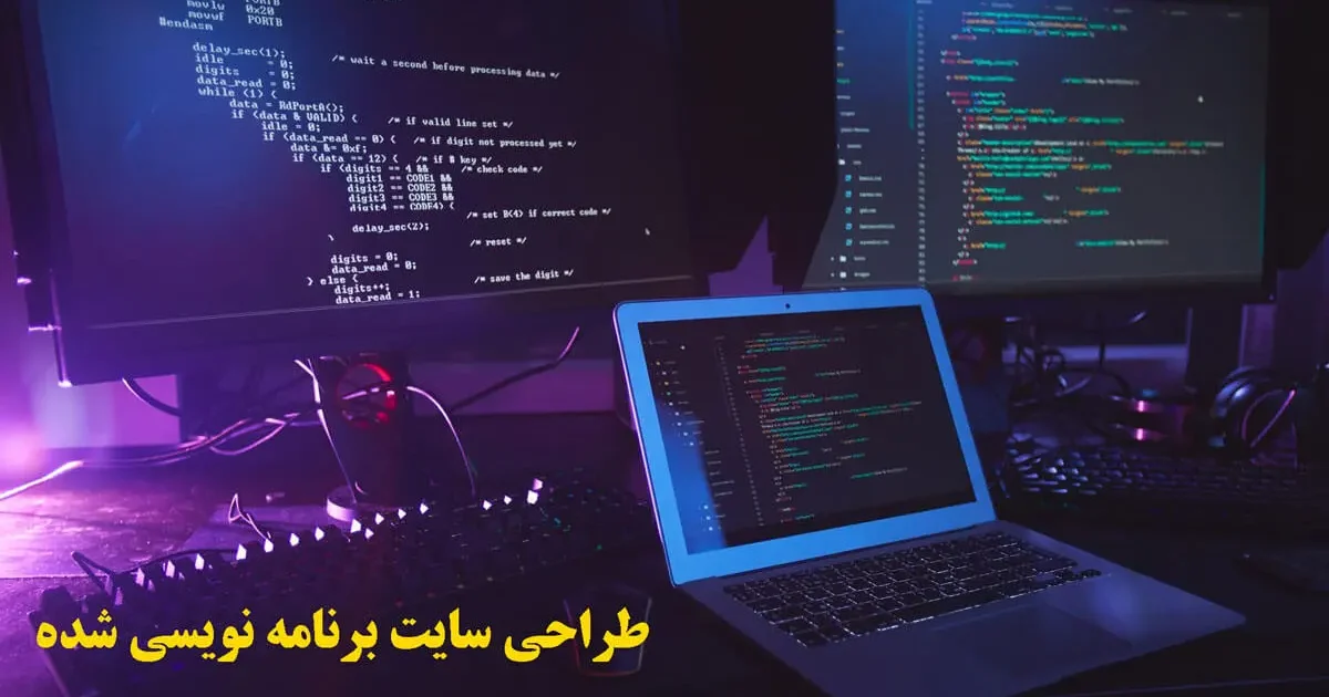طراحی سایت برنامه نویسی شده
