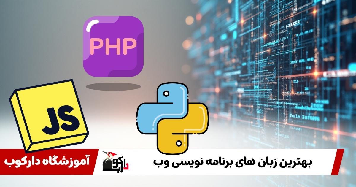 بهترین زبان های برنامه نویسی وب در سال 2025